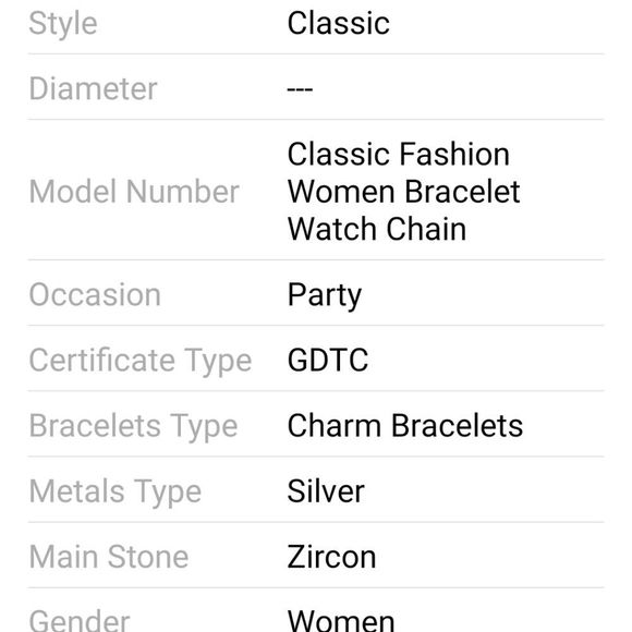 Sterling Silver link bracelet for Me style clip on charms. Pretty and trendy! - Picture 4 of 5